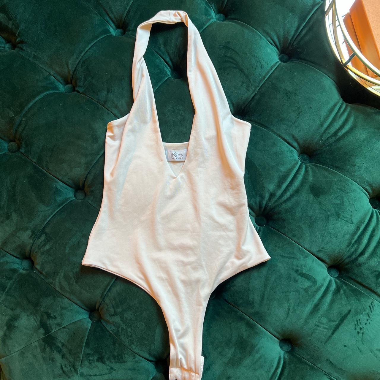 Oh polly twist front bodysuit. Worn once - Depop