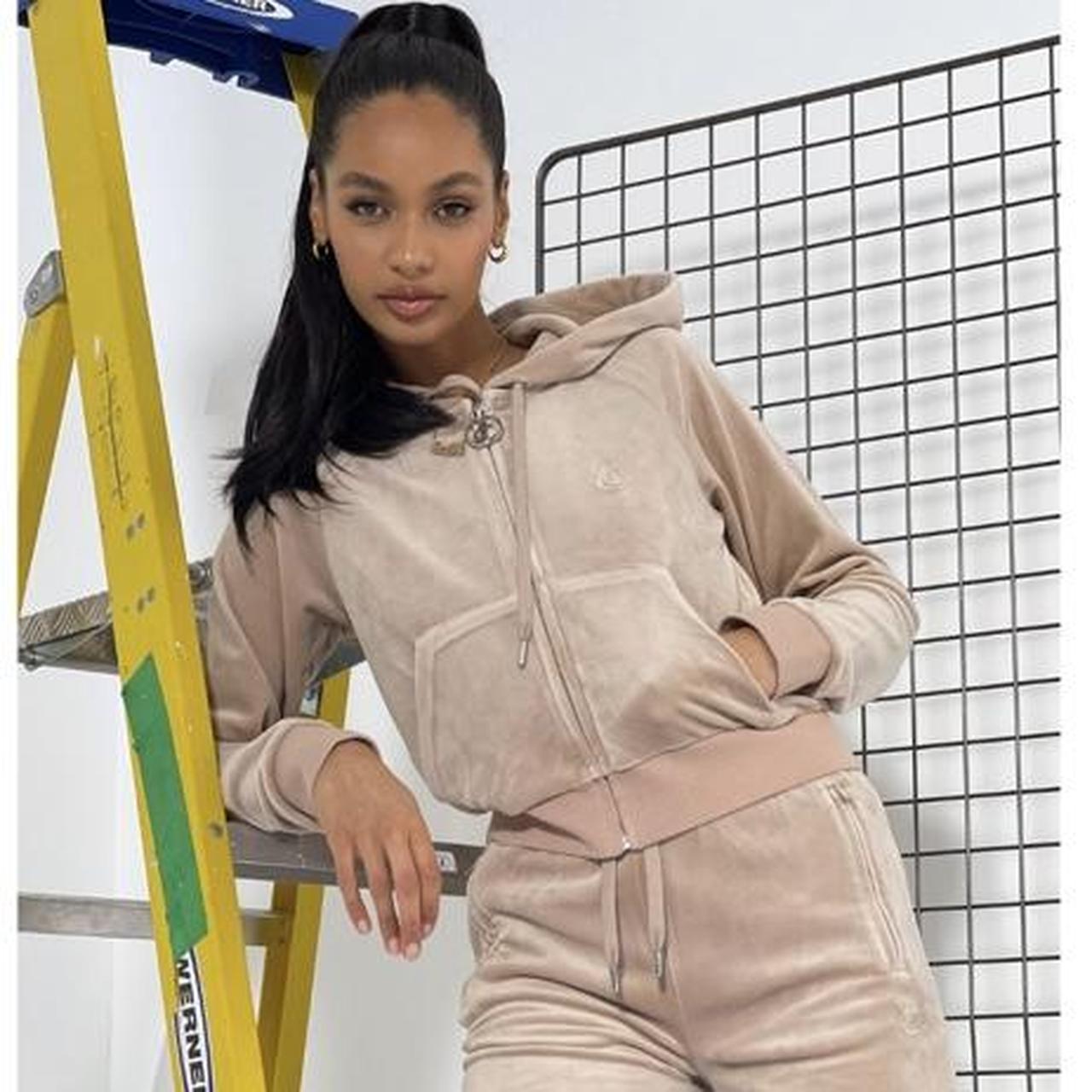 Beige juicy tracksuit sale