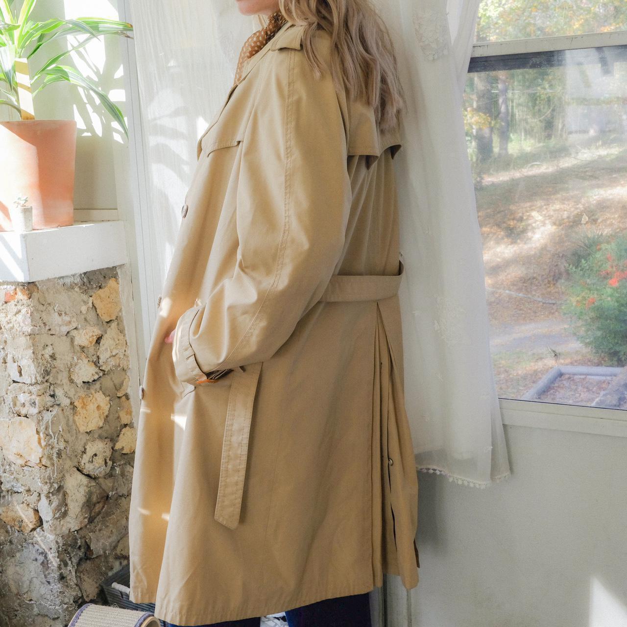 Product Image 4 - Vintage tan trench coat. Feels
