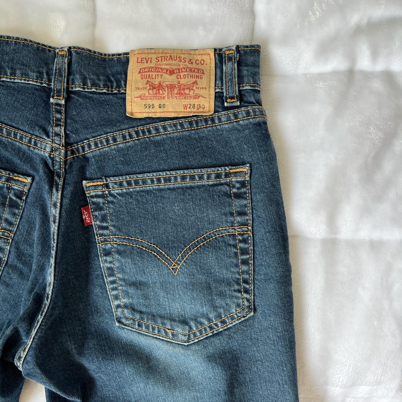 Low rise flared Levi’s jeans Size W28 L30 Thrifted... - Depop