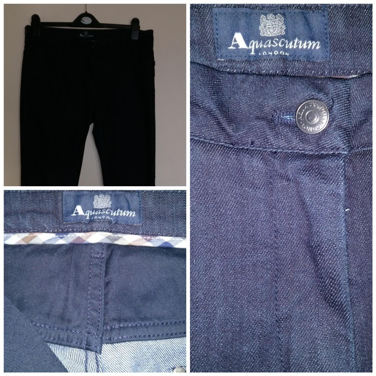 Aquascutum jeans. Beautiful indigo blue colour