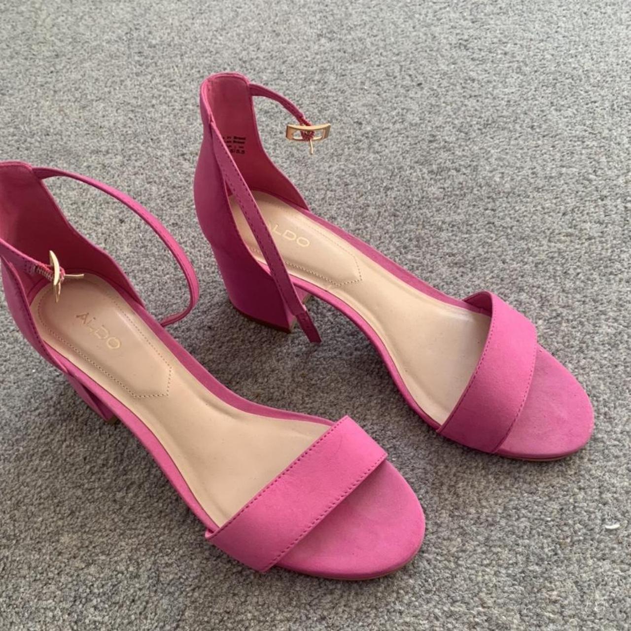 aldo pink heels