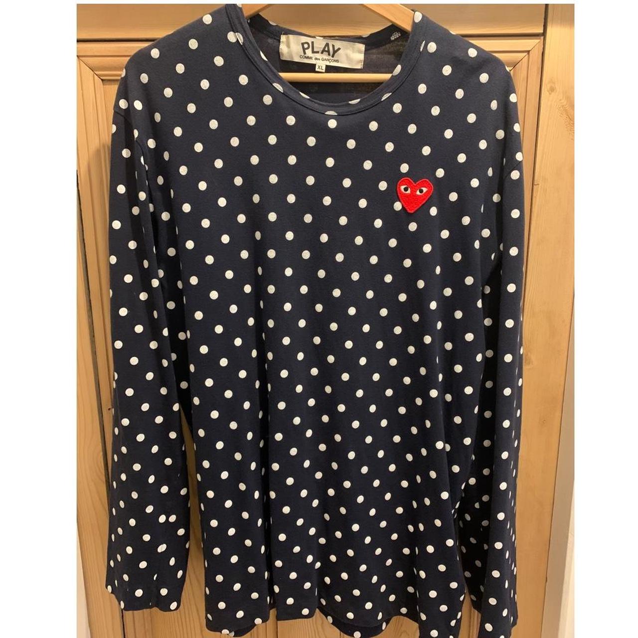 cdg polka dot tee