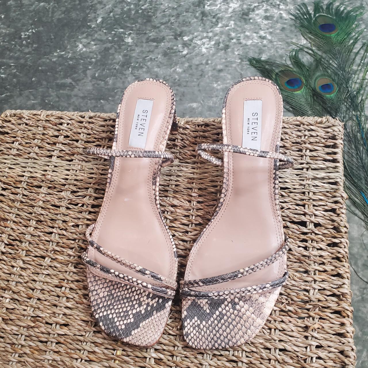 Steve madden hot sale snakeskin sandal