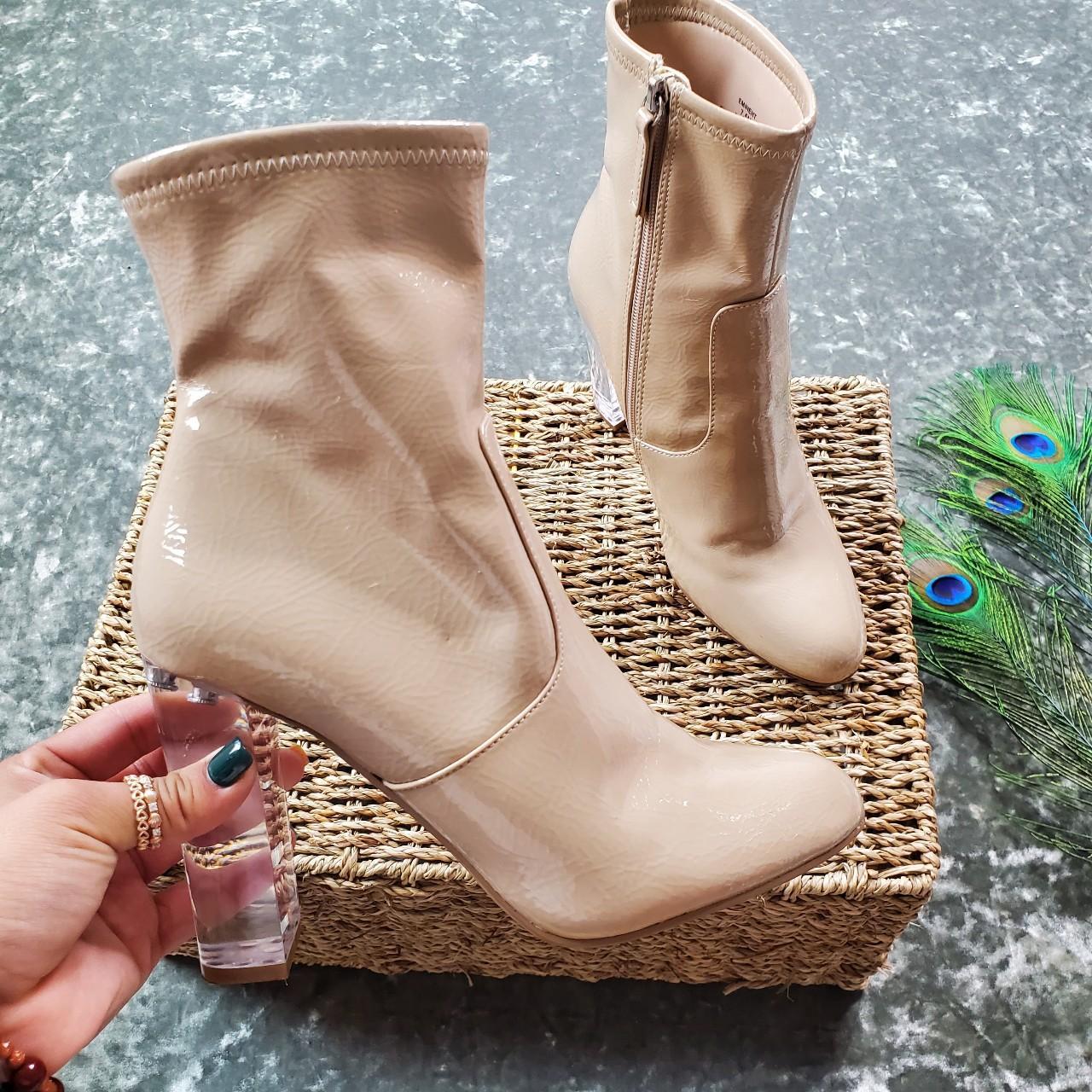 Steve madden hot sale nude booties