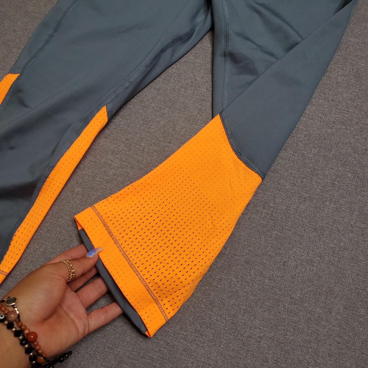 Nike Pro Orange/Gray Capri Leggings , - Gently used, 