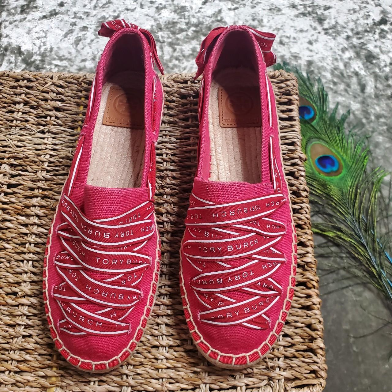 Tory Burch Women's Red Footwear | Depop