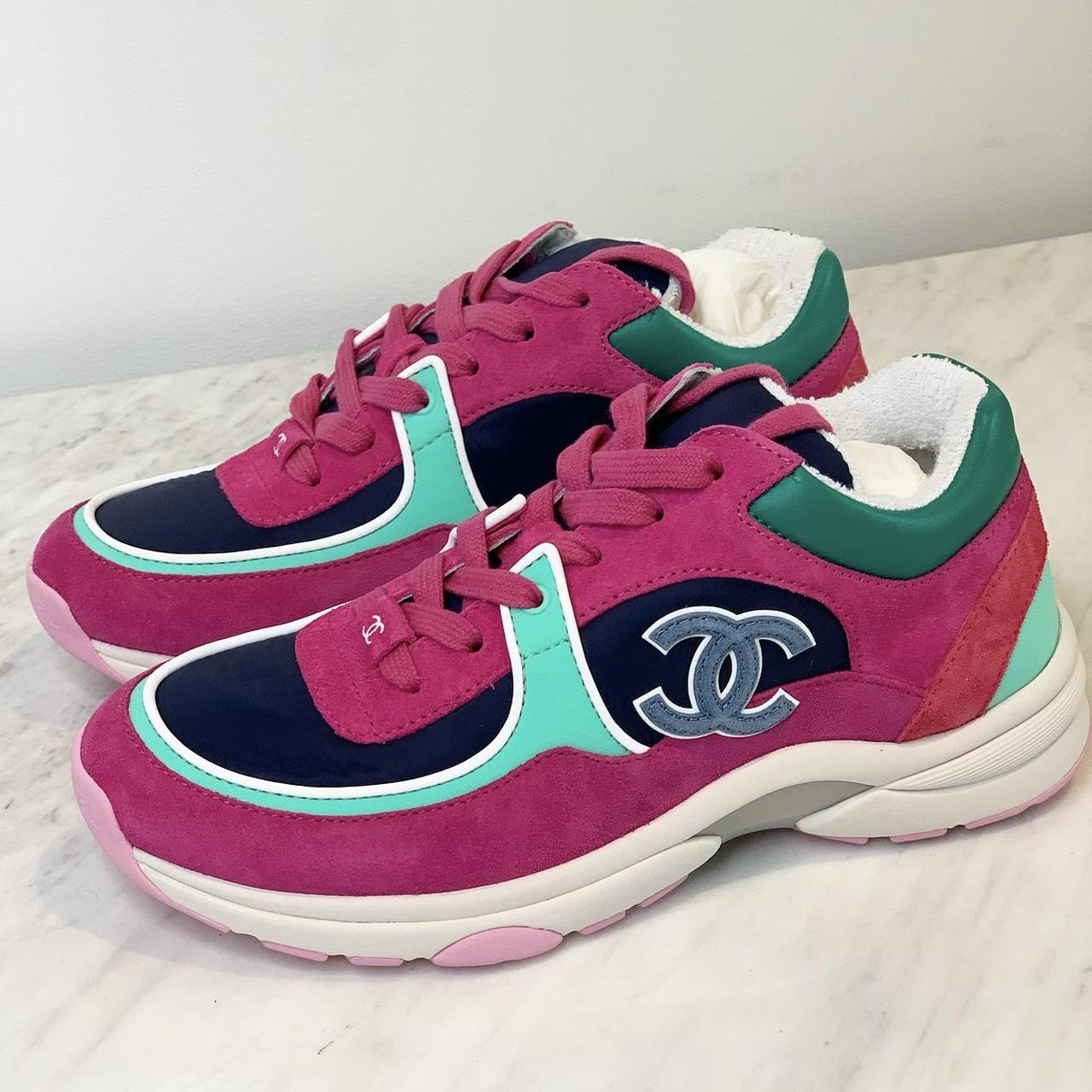 chanel pink runners