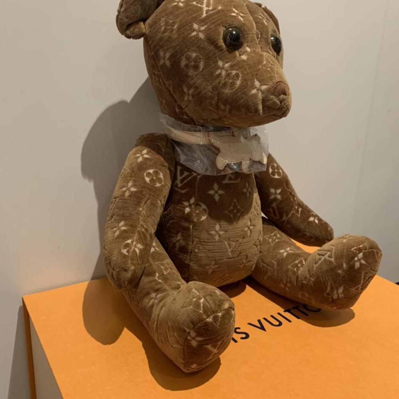 Louis Vuitton For UNICEF DouDou Mini Teddy Bear Watercolors Print NEW With  Box at 1stDibs