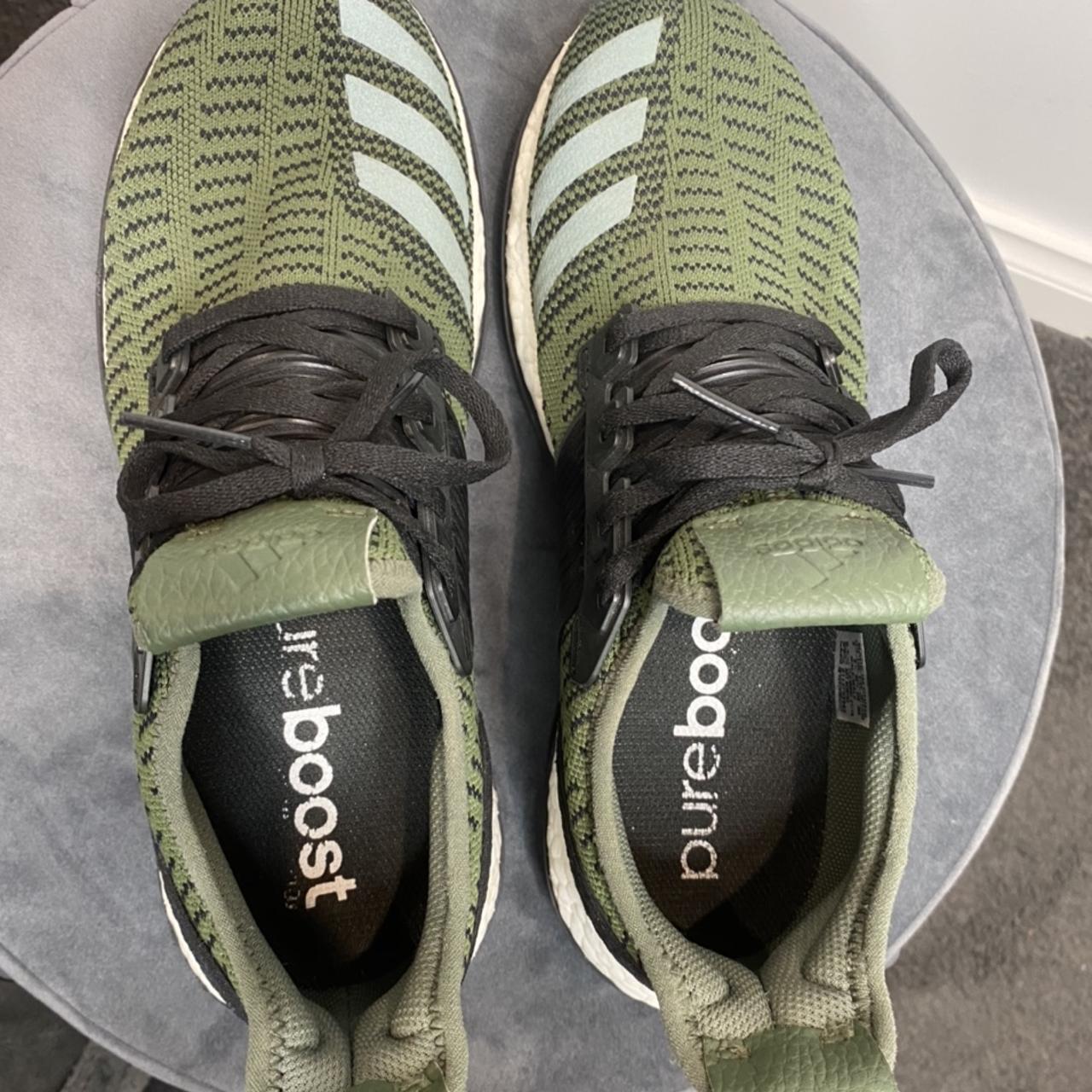 Adidas PureBoost Sneakers Green #adidas #sneakers - Depop