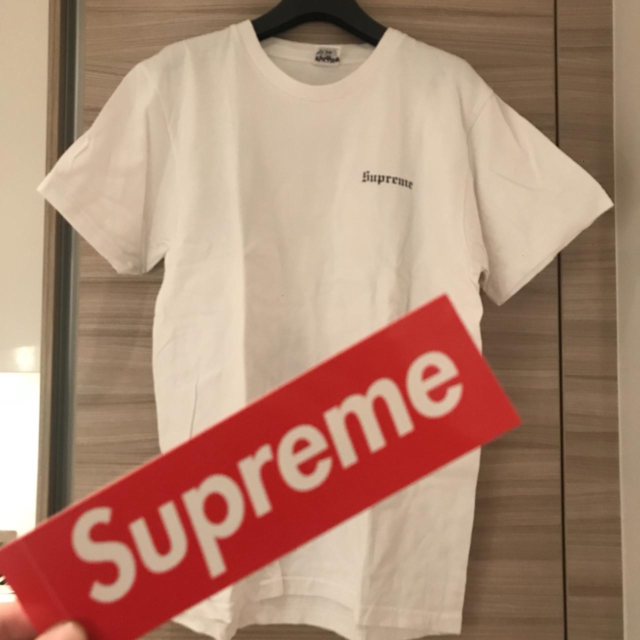 Supreme tee not sure what year. Size M 8/10 condt... - Depop