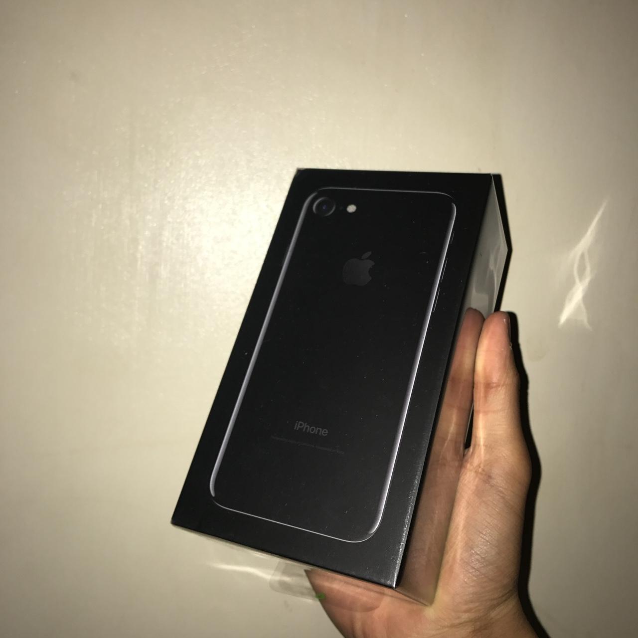 Matt black iPhone 7// with 128GB of storage// Item... - Depop