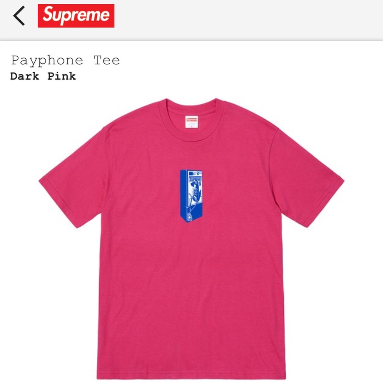 Payphone tee outlet supreme