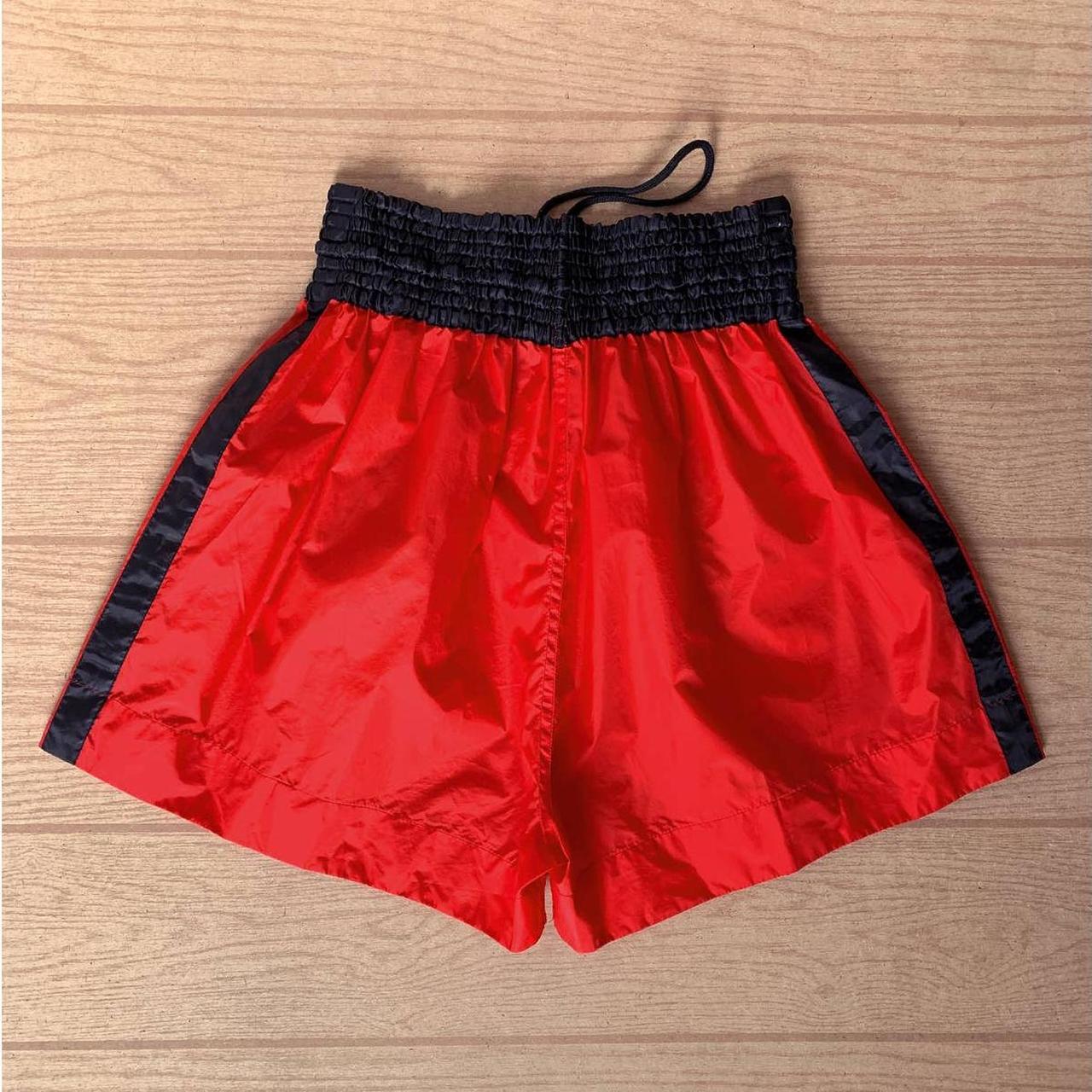 VINTAGE THAI BOXING SHORTS Flowy polyester boxing... - Depop