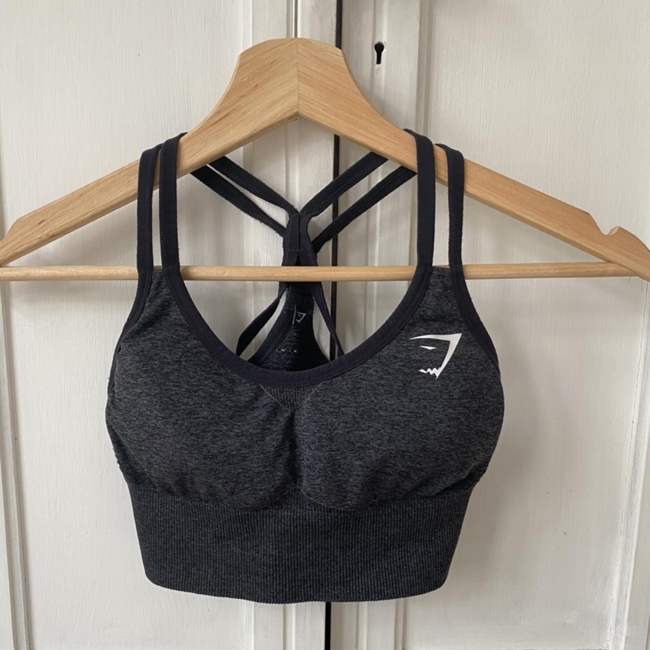 Gymshark Black Energy Seamless Sports Bra Size - Depop