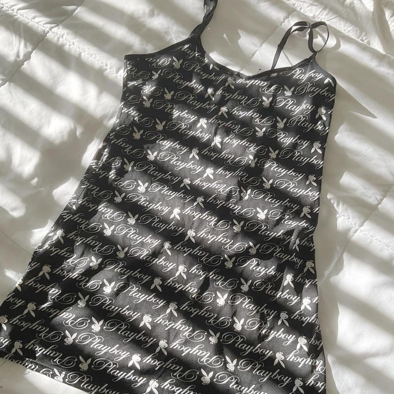 Playboy vintage slip dress Mesh material Flaw... Depop