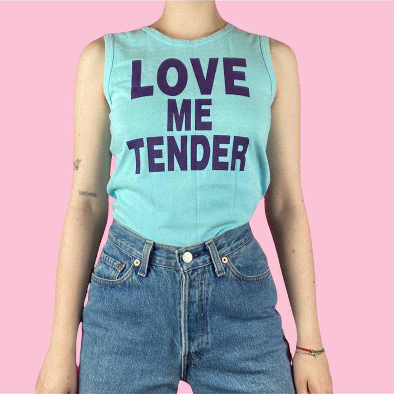 hysteric-glamour-women-s-blue-and-purple-t-shirt-depop