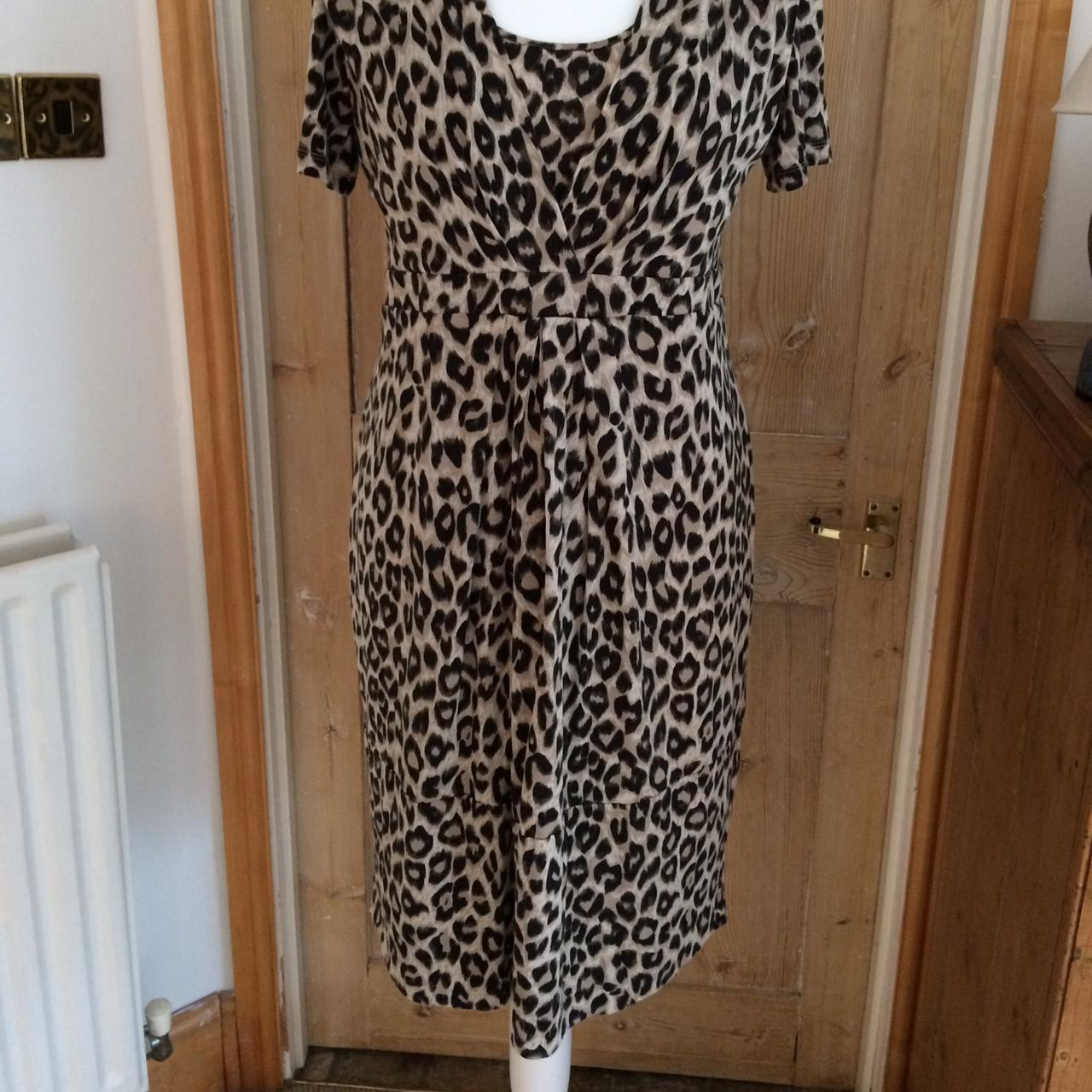 Max mara leopard clearance dress