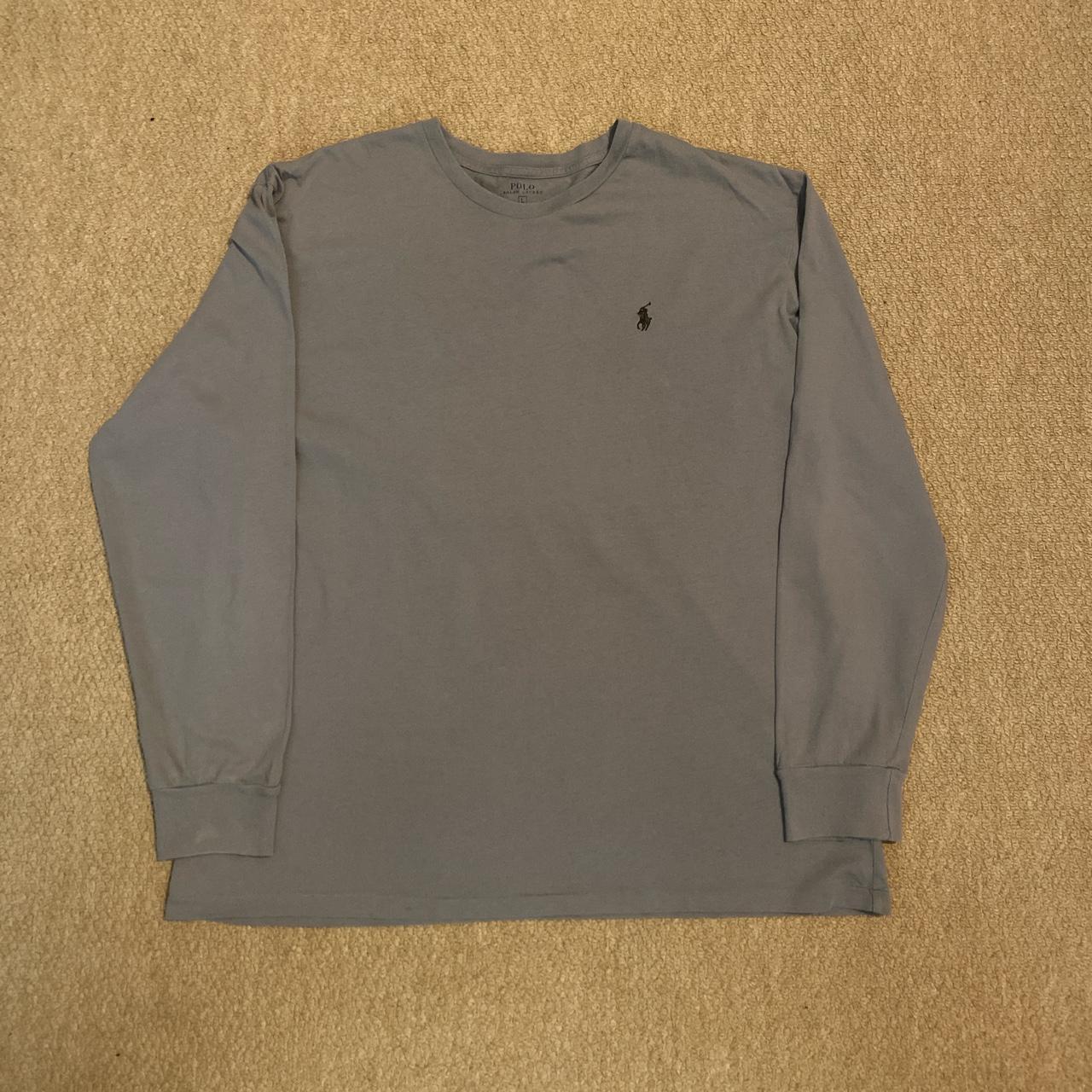 Ralph Lauren Men's Grey T-shirt | Depop