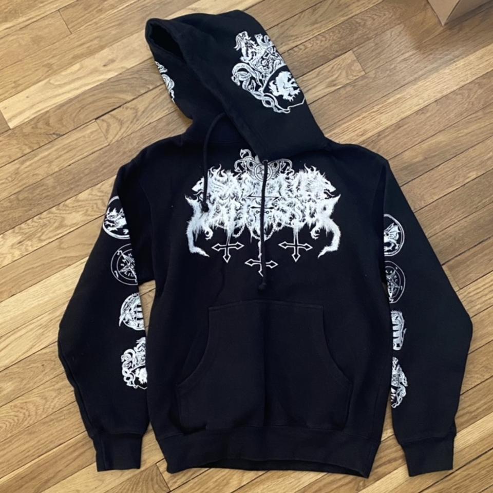 Satanic warmaster hoodie sale