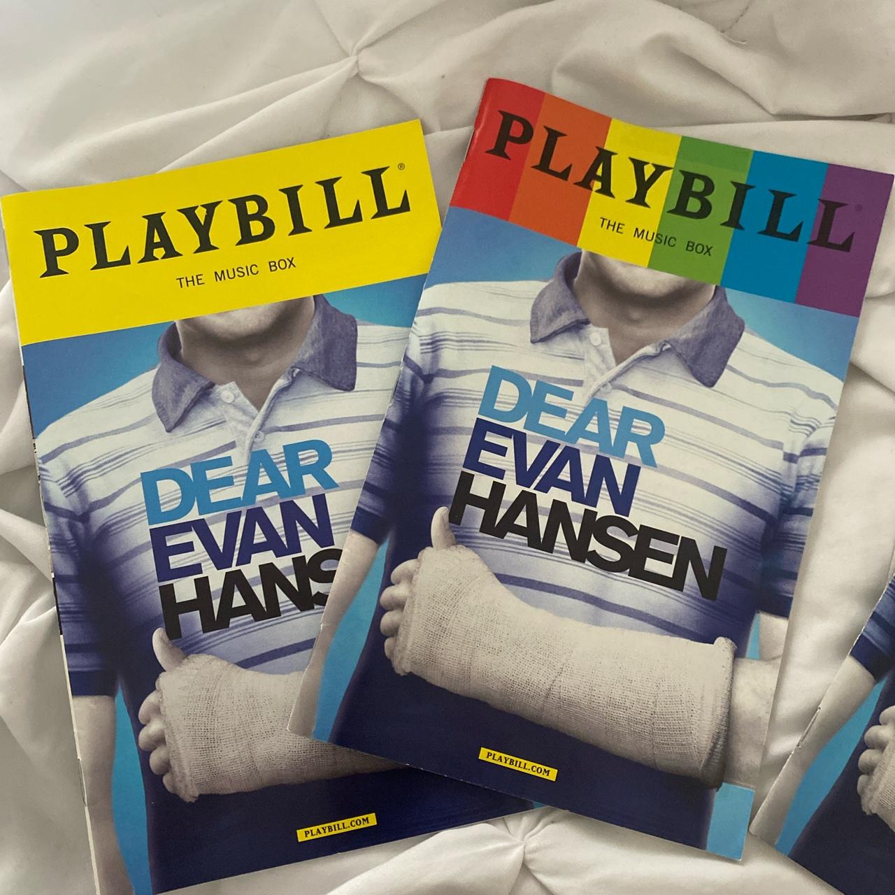 Dear Evan Hansen” Playbills OBC Ben Depop