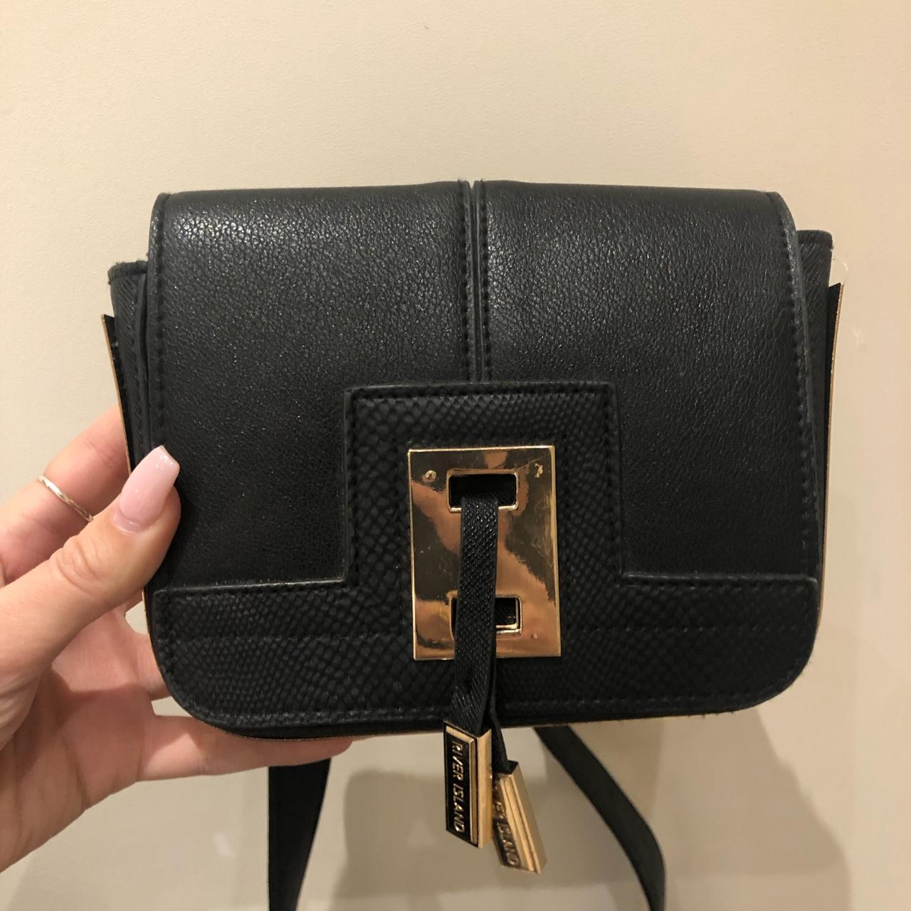 Black river-island-crossbody-bag - Depop