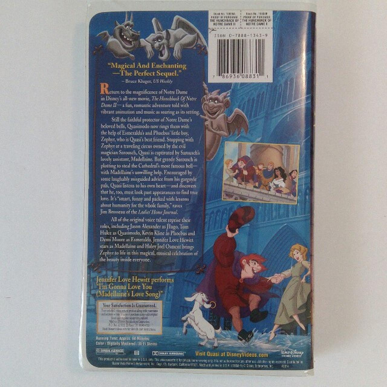 💲MAKE OFFER💲 The Hunchback of Notre Dame II Vhs... - Depop