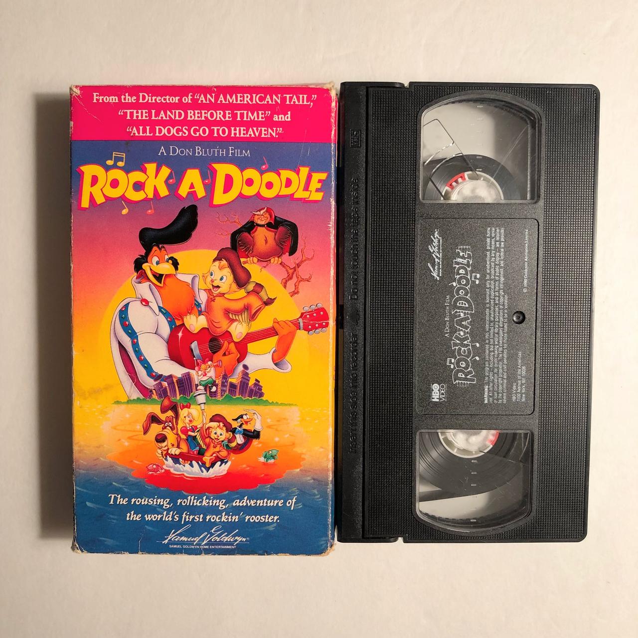 💲MAKE OFFER💲 Rock-A-Doodle Vhs Tape. Vintage 1990.... - Depop