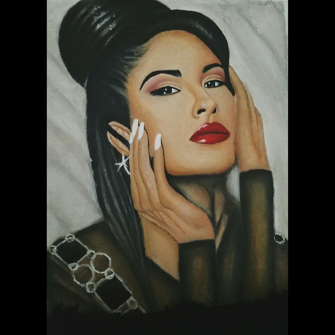 Selena quintanilla painting in oil art painting