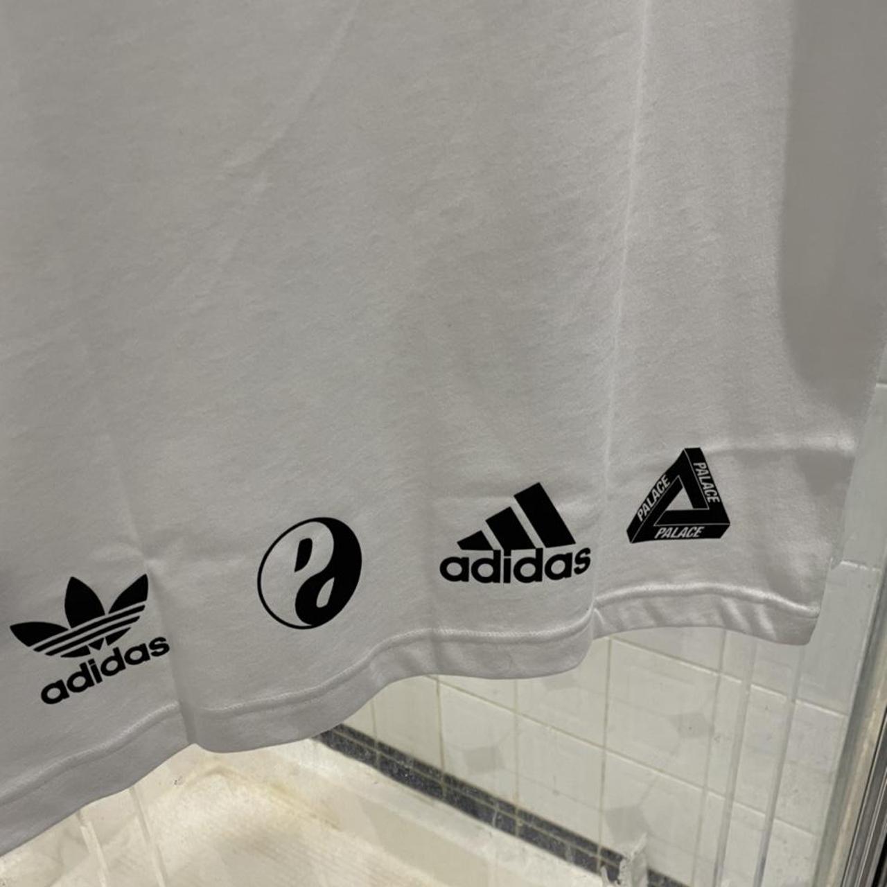 Adidas X Palace Wellness Tee In White Deadstock... - Depop