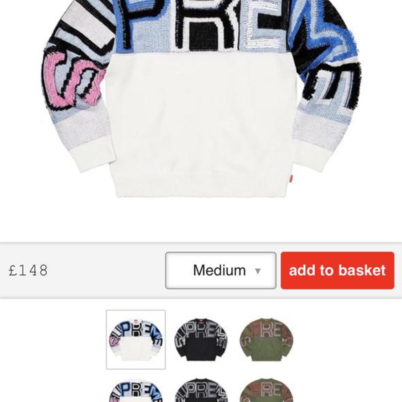 supreme chenille sweater