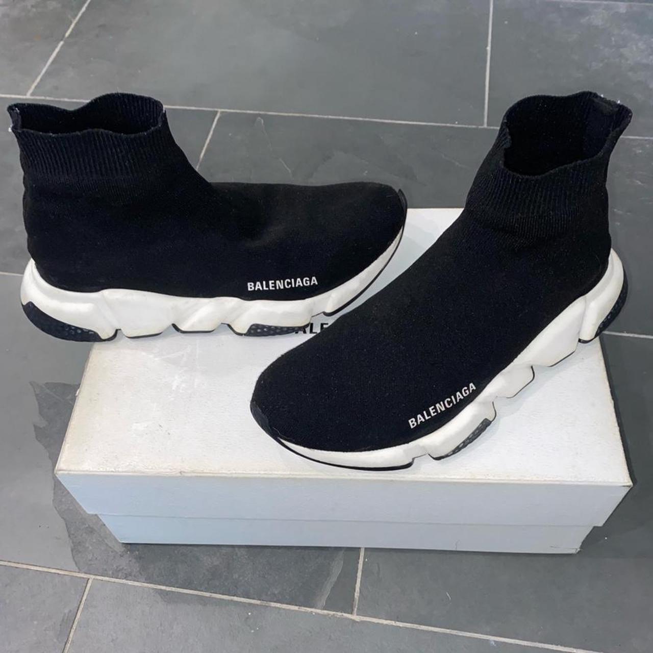 Balenciaga speed knit low Bought for £525.00 Comes... - Depop