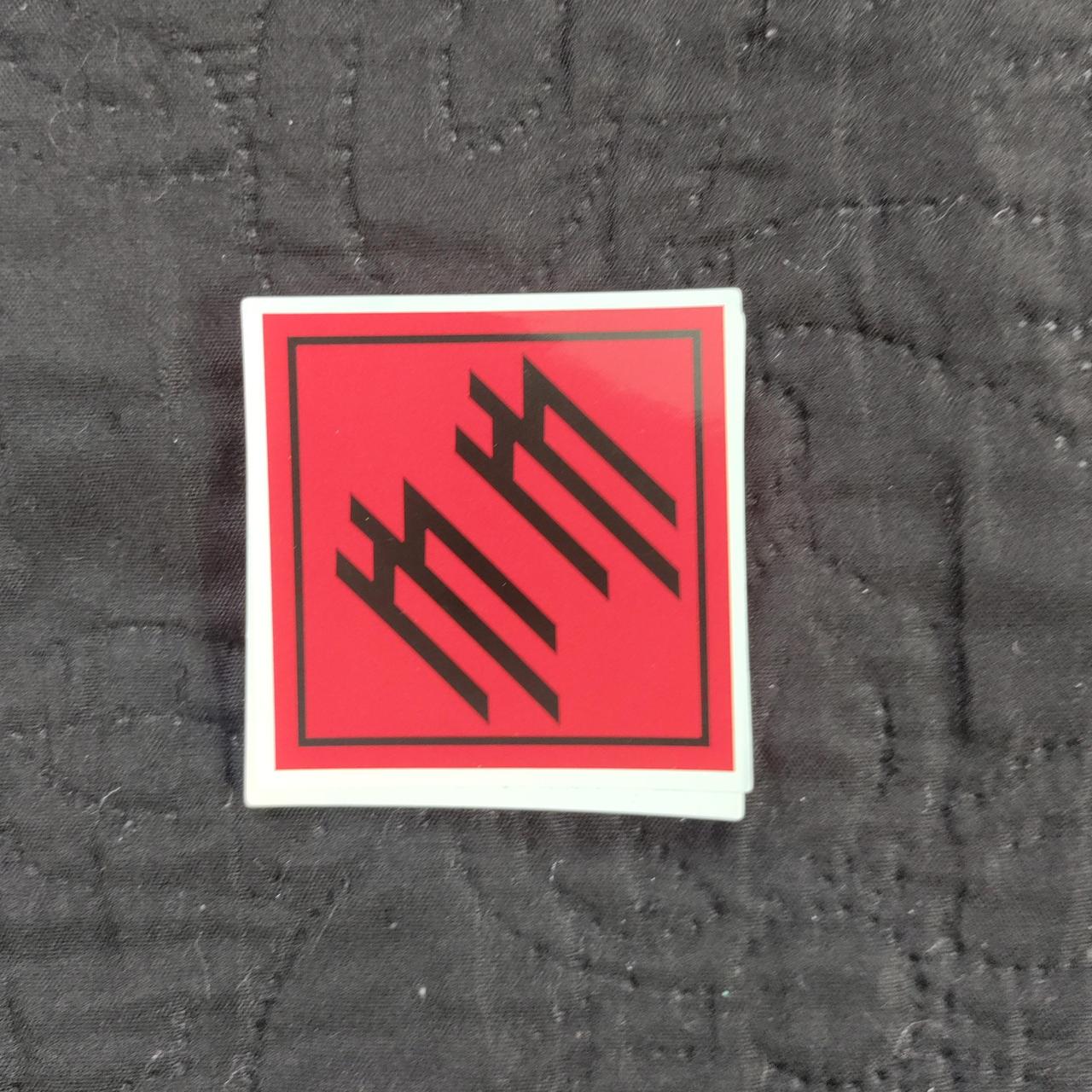 Marilyn manson sticker it's 2 and a half inches big... - Depop