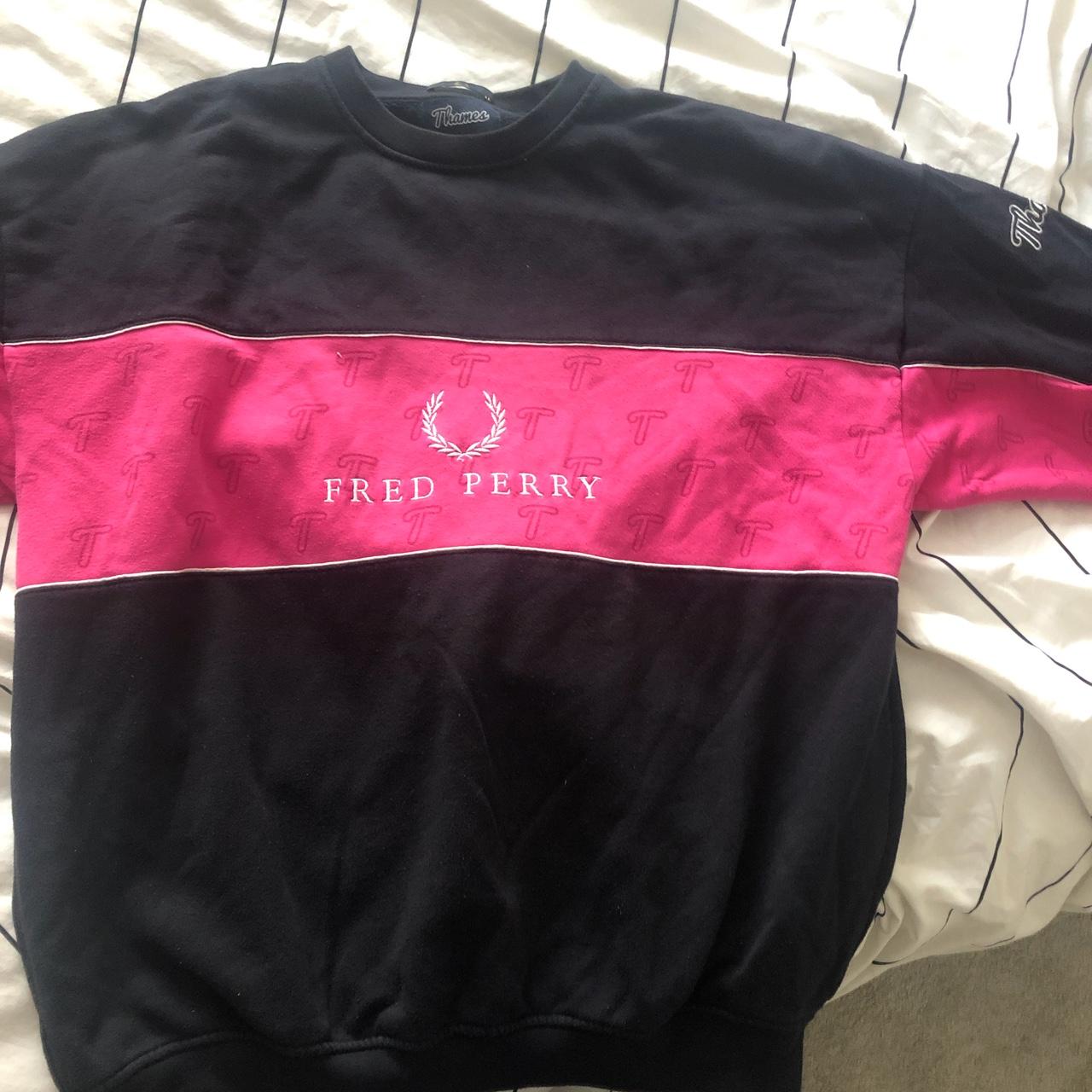 thames-x-fred-perry-pullover-jumper-sick-piece-depop
