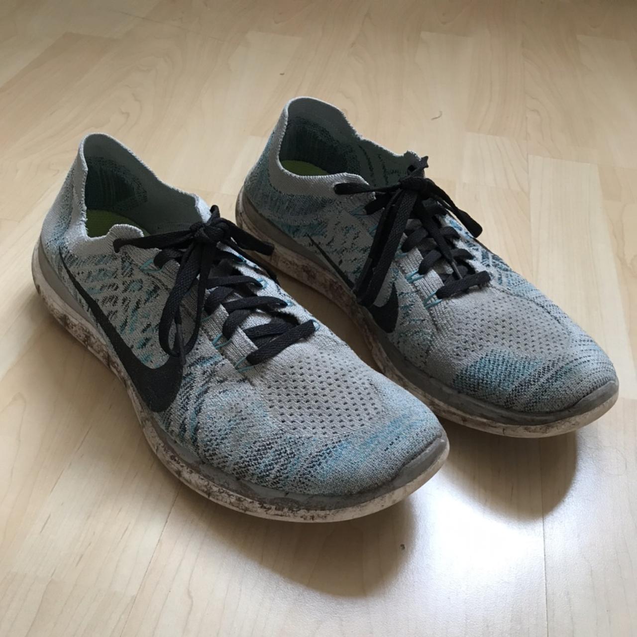 nike free 5.0 flyknit bleu