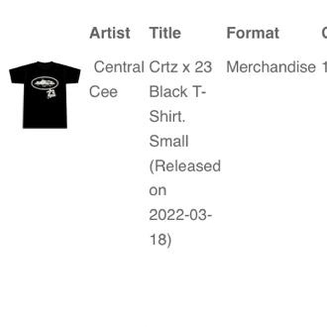 CRTZ x Central Cee 23 T-Shirt Black