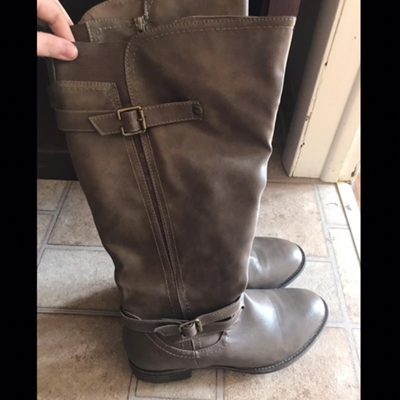 wide calf boots size 10w