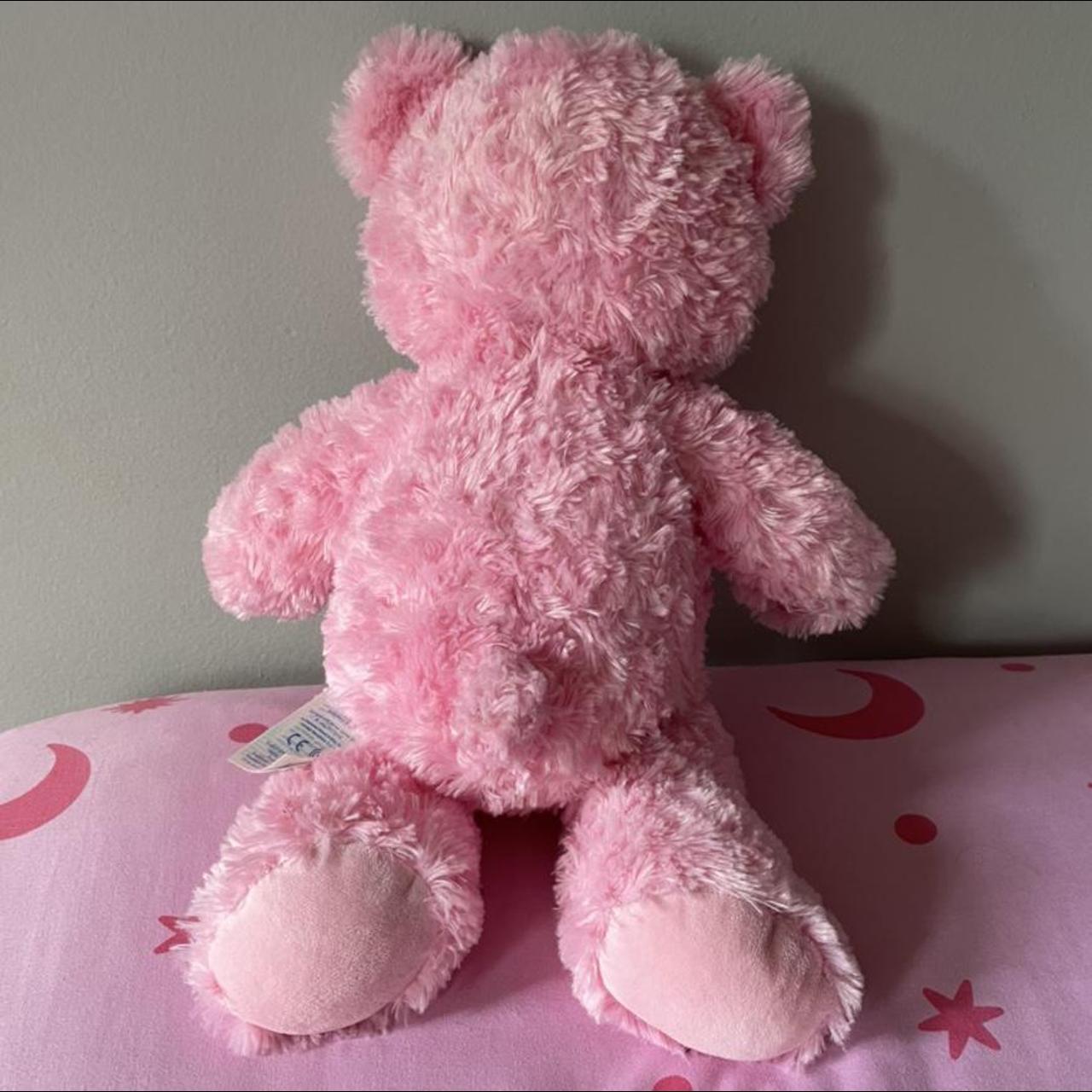 BUILD A BEAR PINK PLUSH💓 Shaggy cute pastel bear,... Depop
