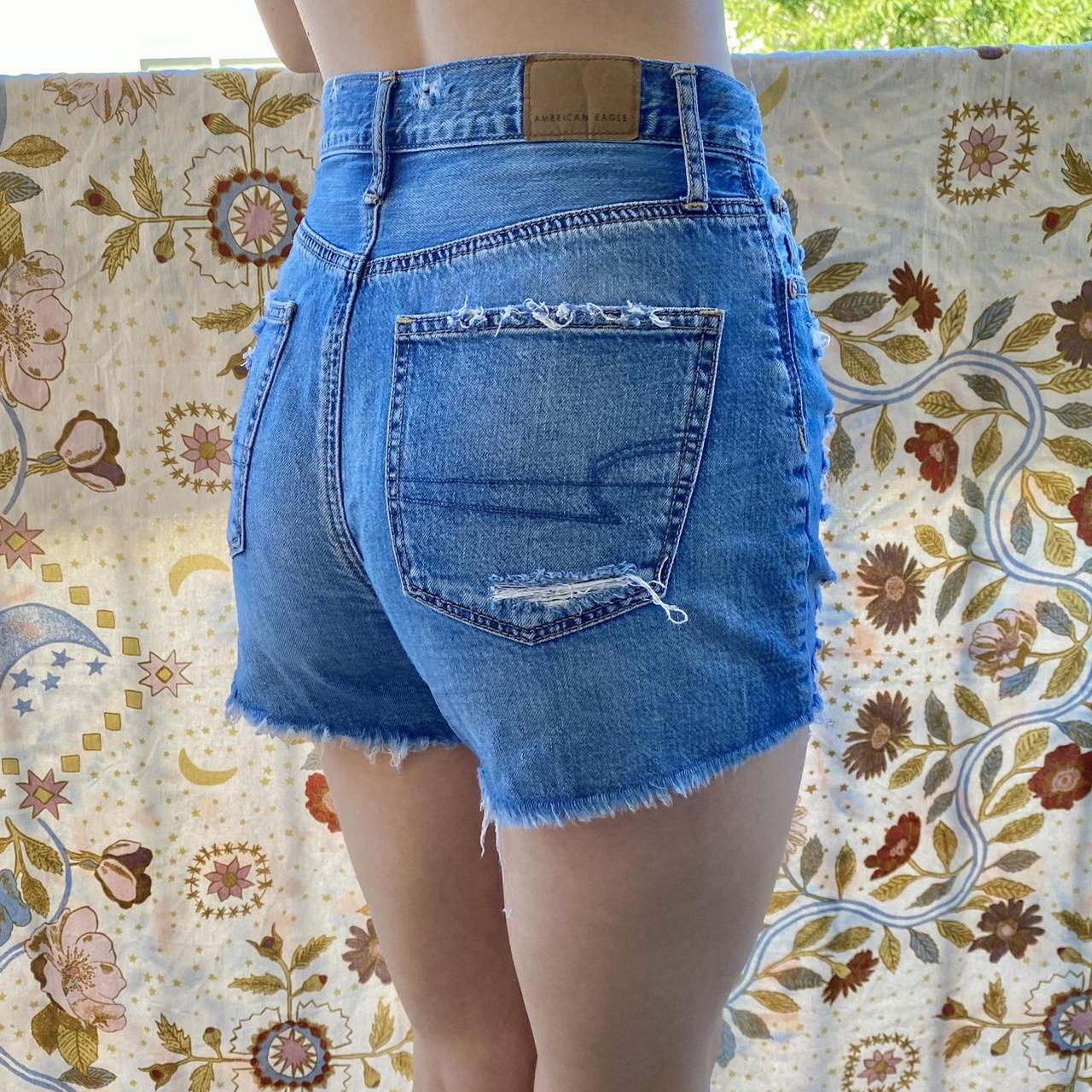 90s boyfriend jean shorts