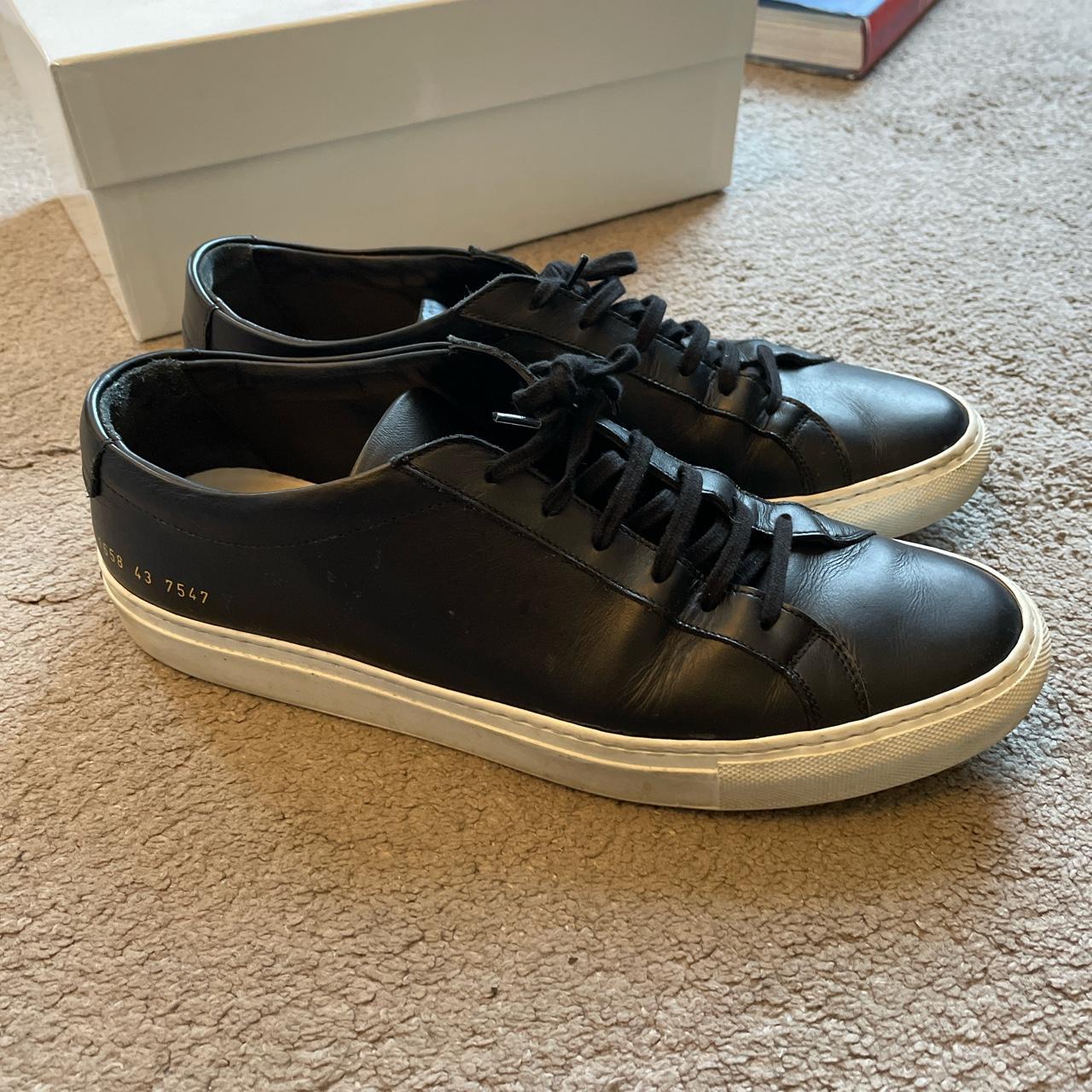 Black common projects sales outfit