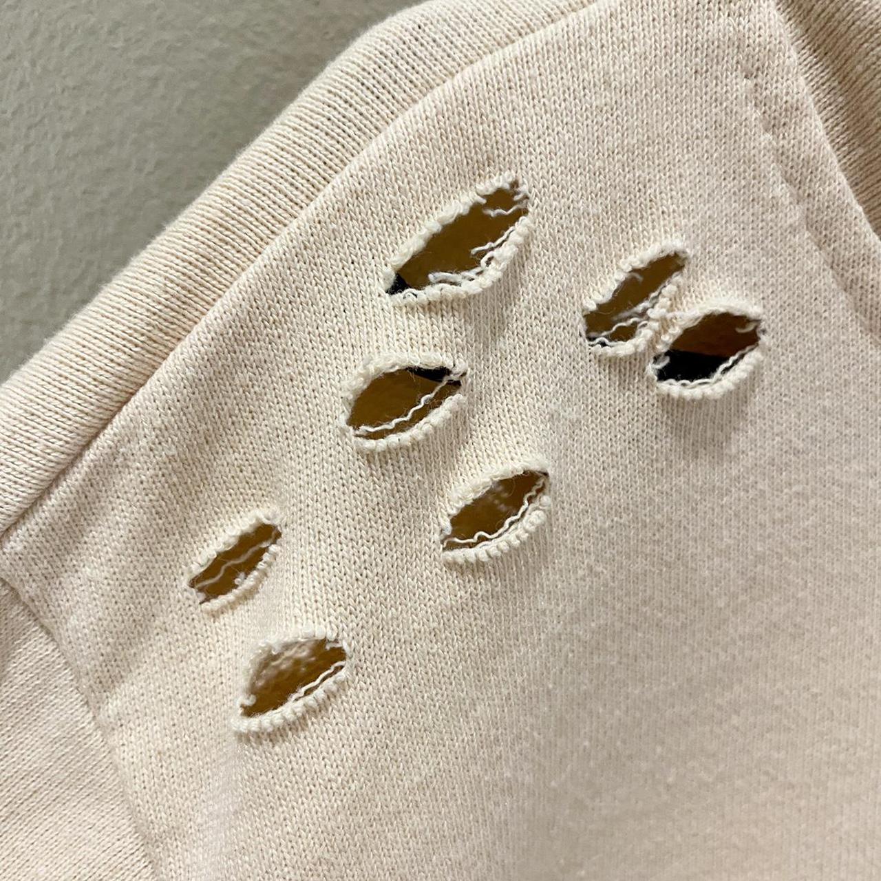 Primark Pink Ripped Crop Hoodie Primark CropHoodie Depop