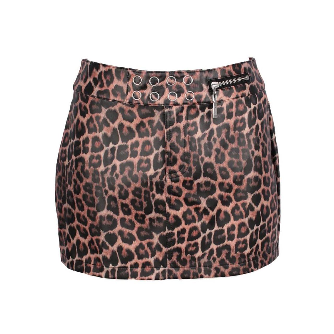 i am gia leopard skirt