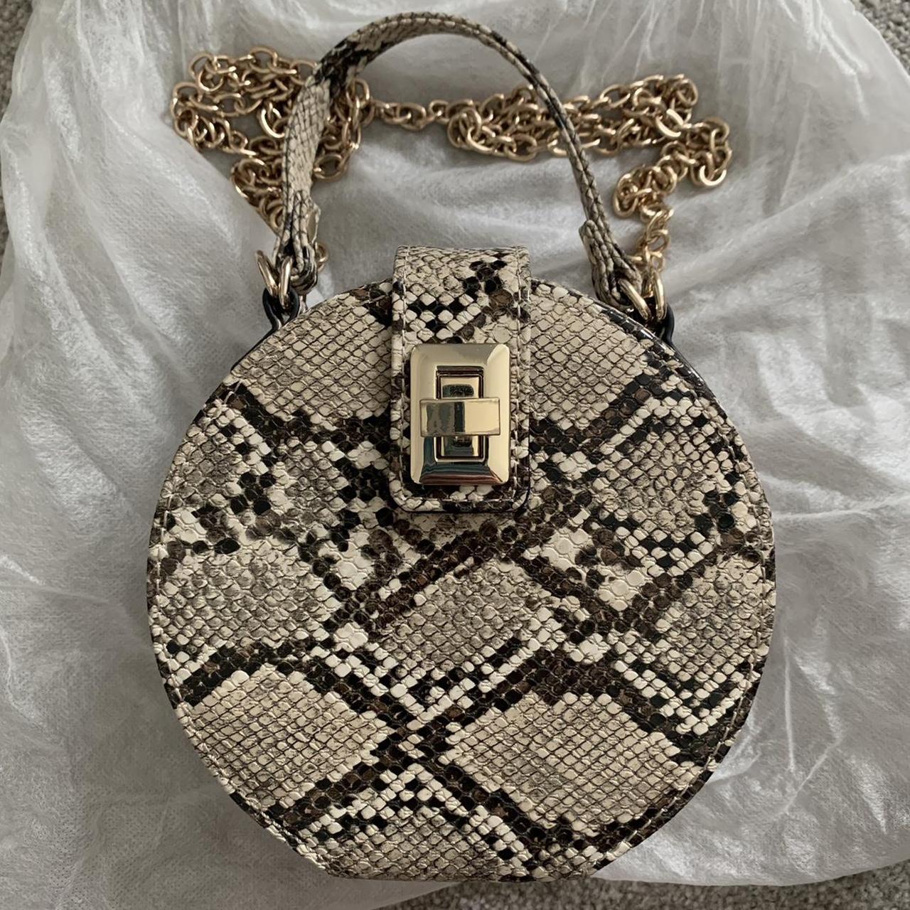 Snakeskin circle bag sale