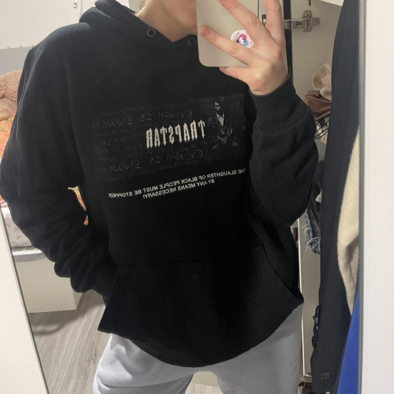 trapstar hoodie limited edition enough is enough... Depop