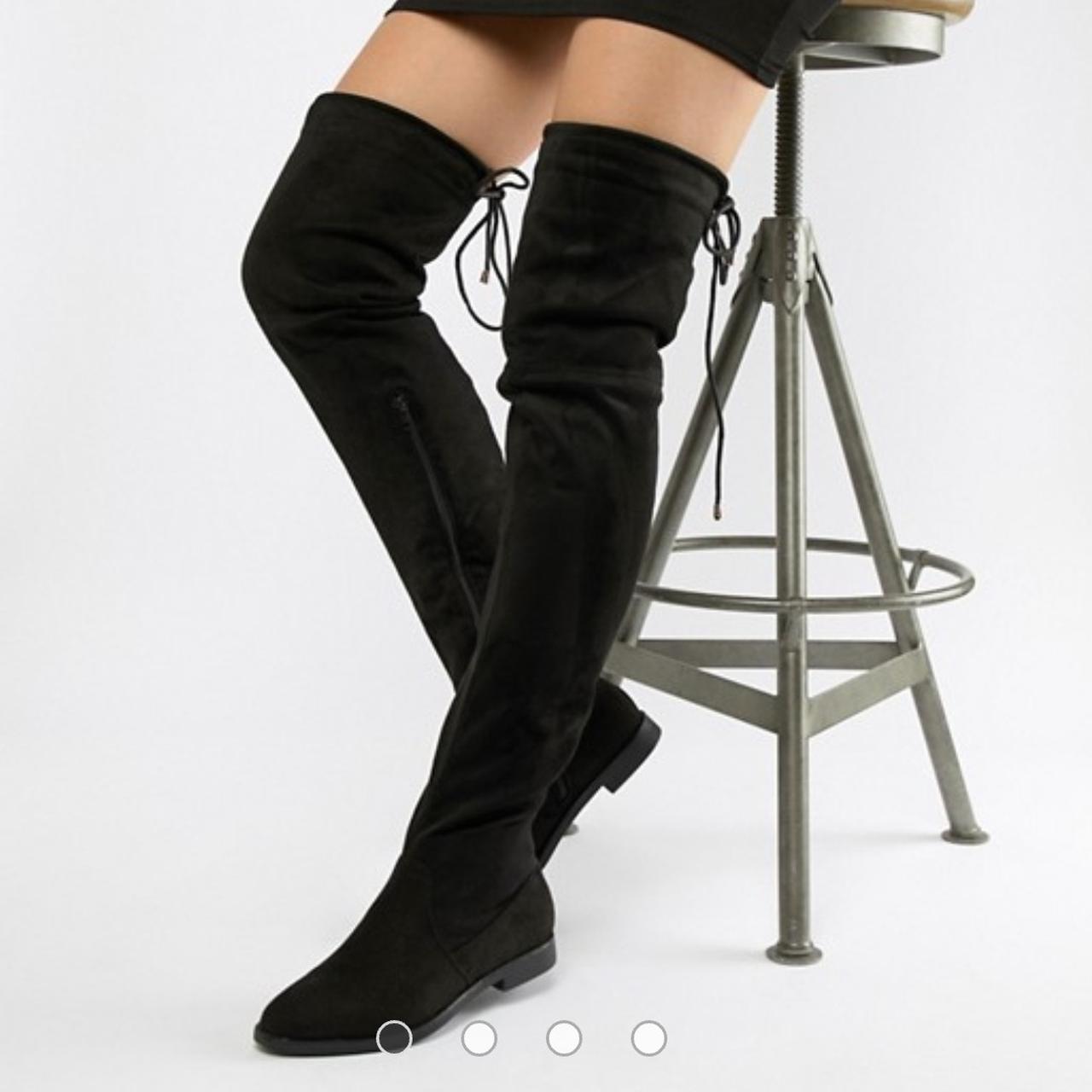 Truffle over sale the knee boots