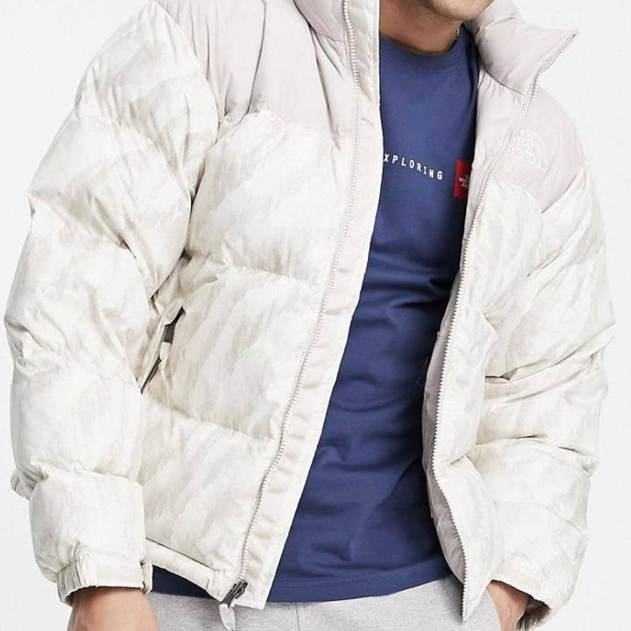 Mens north face jacket on sale white