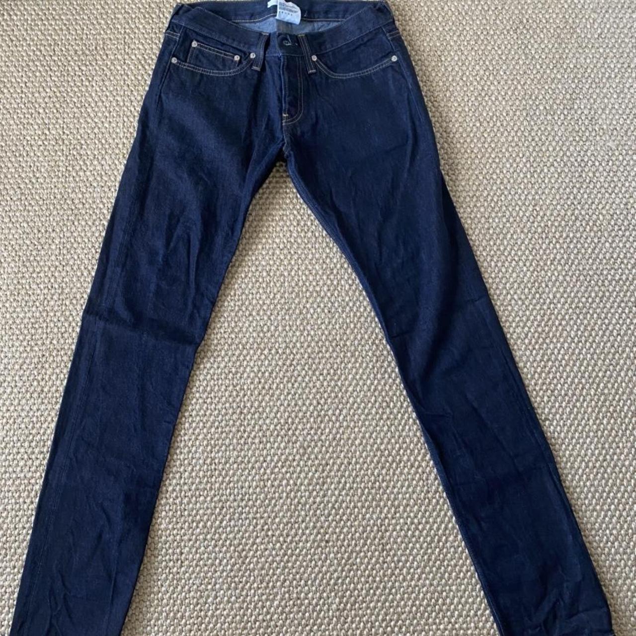 Helmut Lang Men's Navy Jeans | Depop