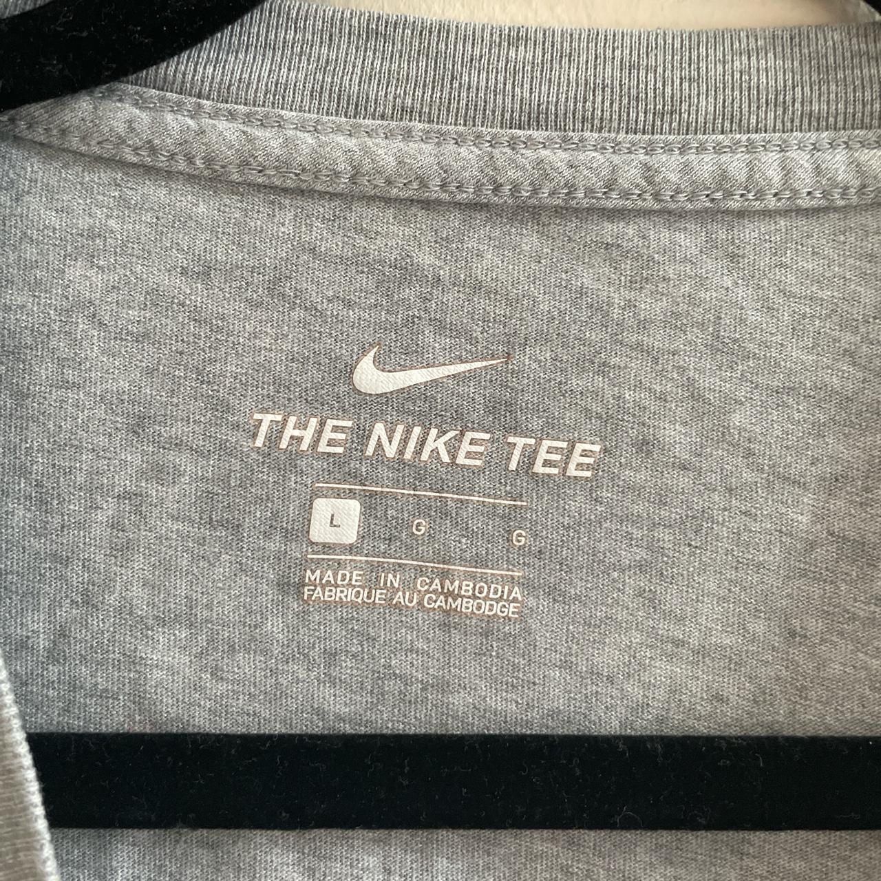 Plain grey Nike top #nike #tee #tshirt - Depop