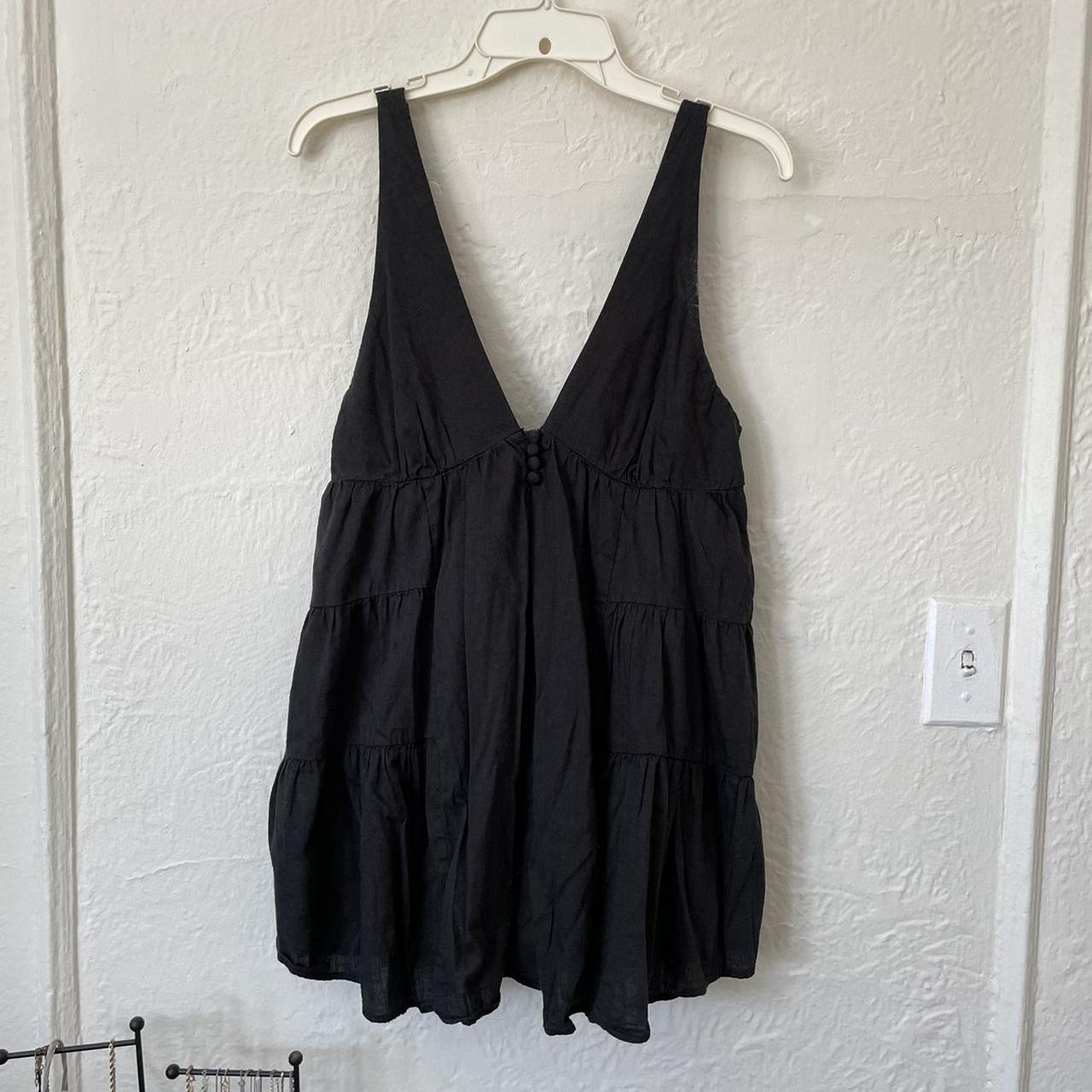 Urban Outfitters black babydoll dress! Super cute... - Depop