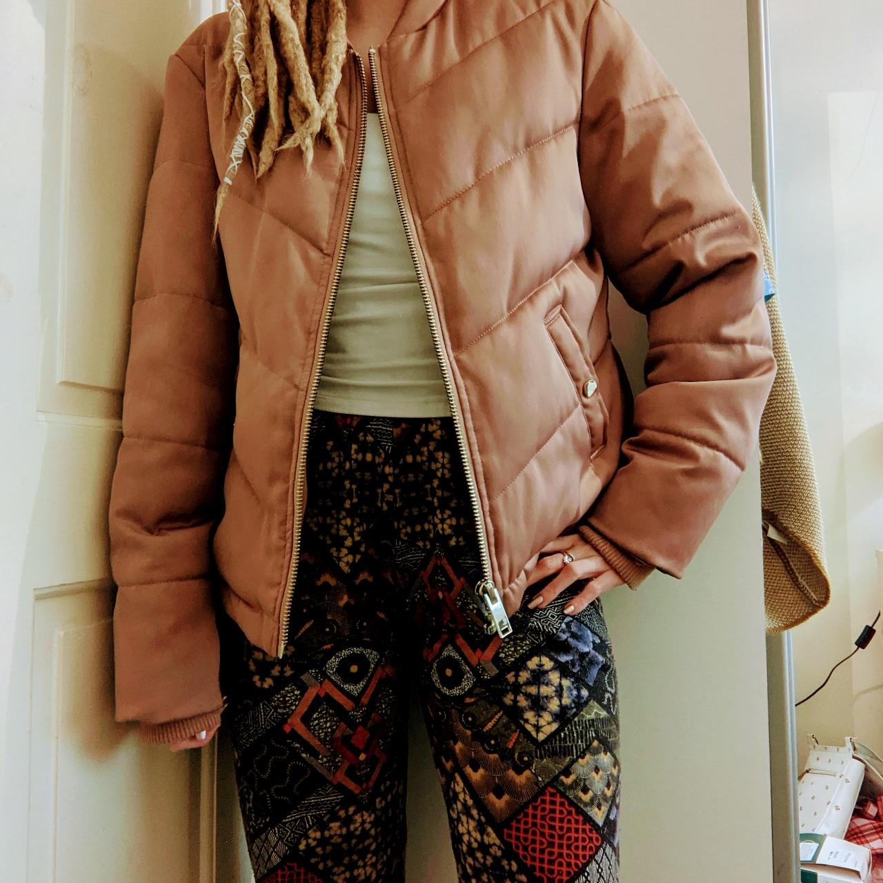 Miss selfridge hotsell pink puffer coat